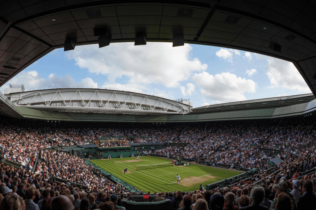 Wimbledon centre court - sports analogies