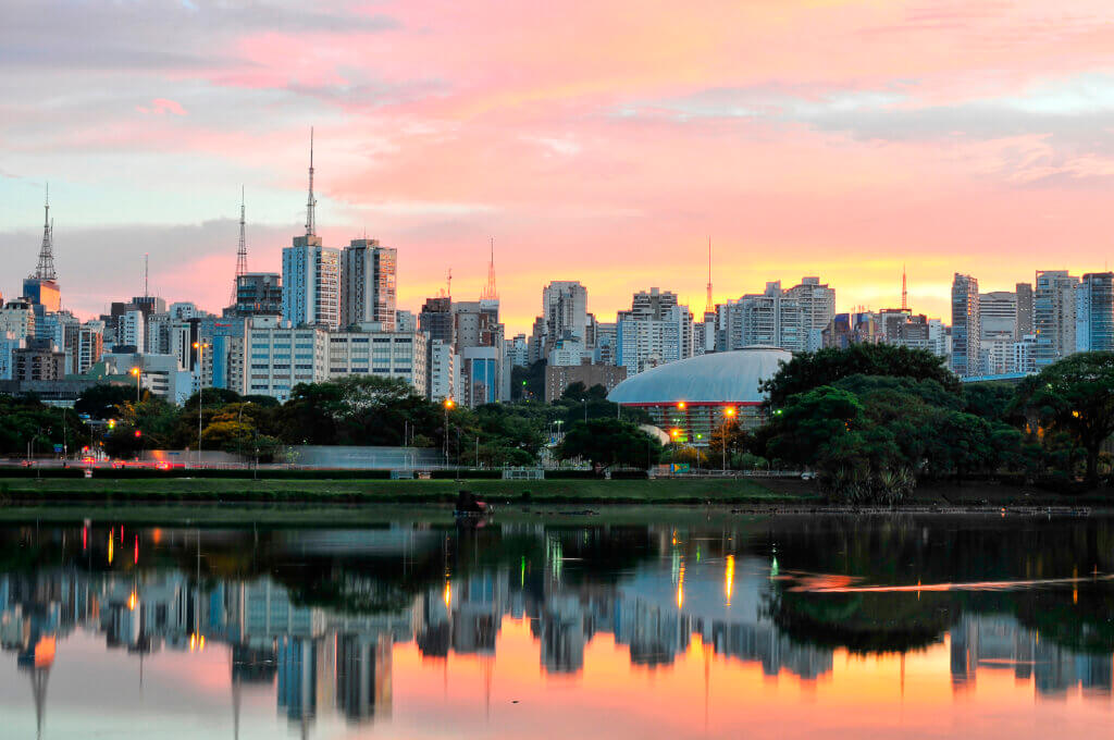 City skyline of Sao Paulo
